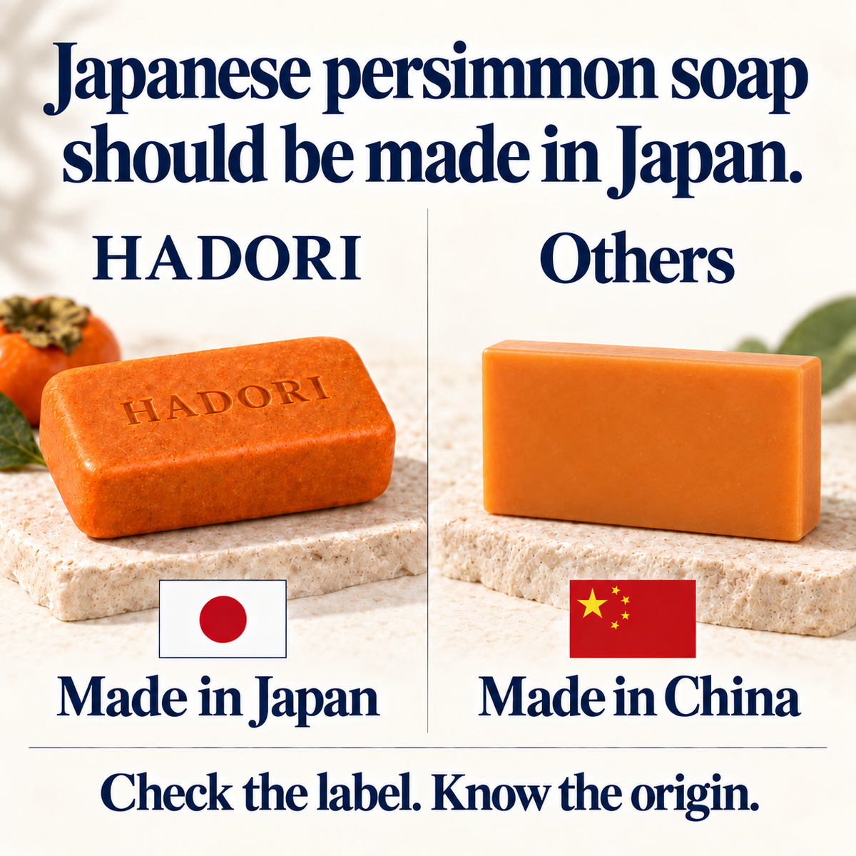 Original Japanese Persimmon Soap